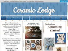Tablet Screenshot of ceramiclodge.com